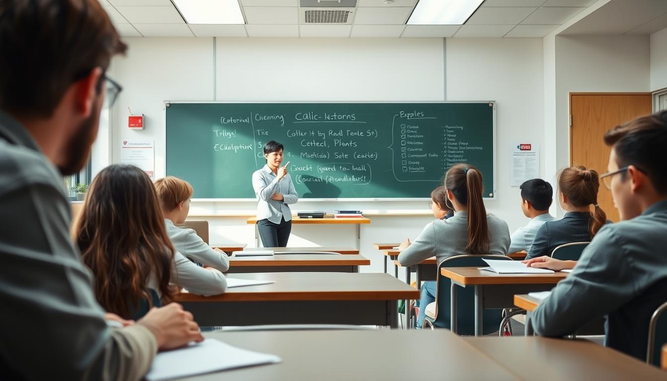 Student developing practical and academic skills